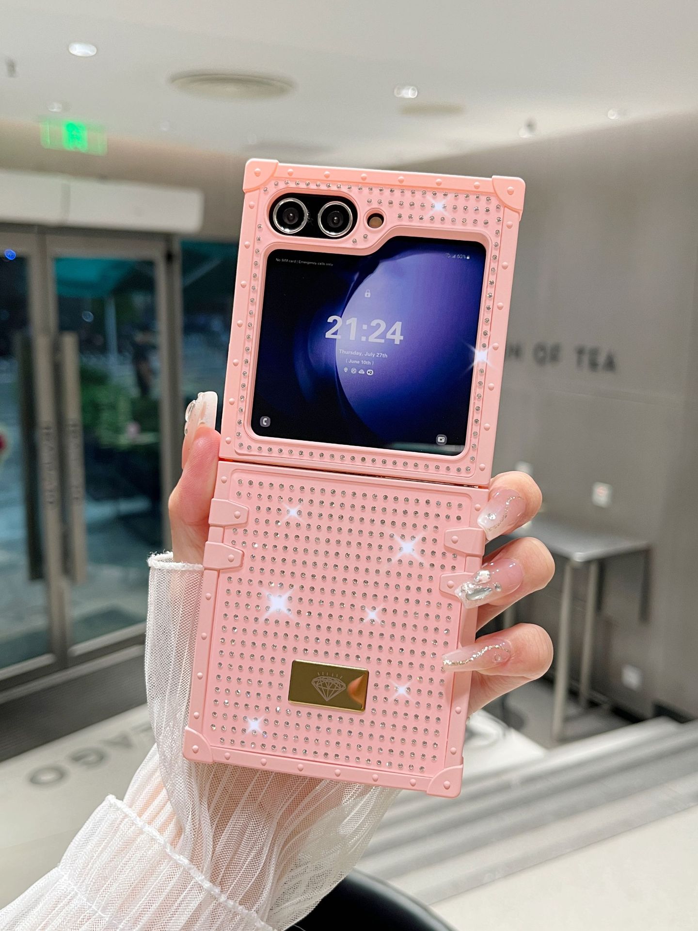 Luxury Diamond Case For Samsung Galaxy Z Flip Series