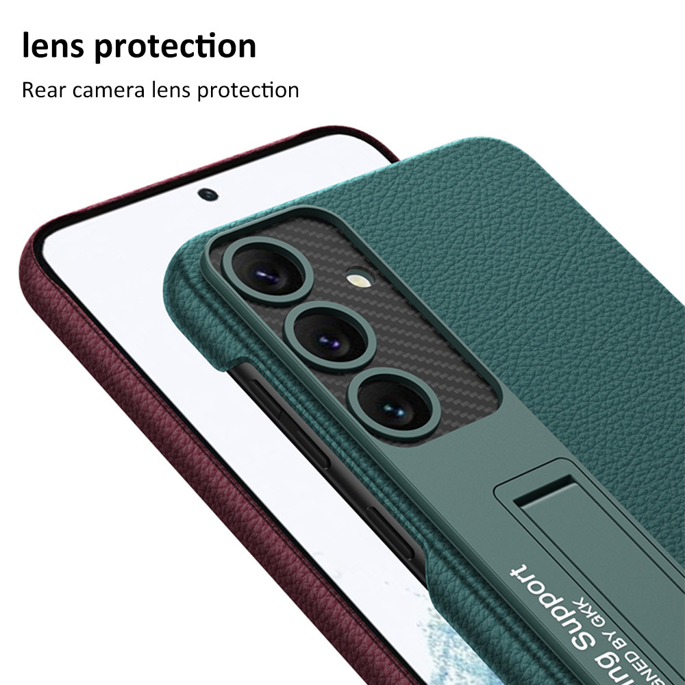 Ultra-Thin Anti-knock Pen Holder Plastic Matte Case for Samsung Galaxy S23FE