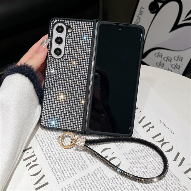 Luxury Fashion Bling Glitter Dimond Phone Case for Samsung Galaxy Z Fold  Z Flip Series