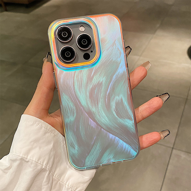 Luxury Aurora Colorful Glitter Case for iPhone Series