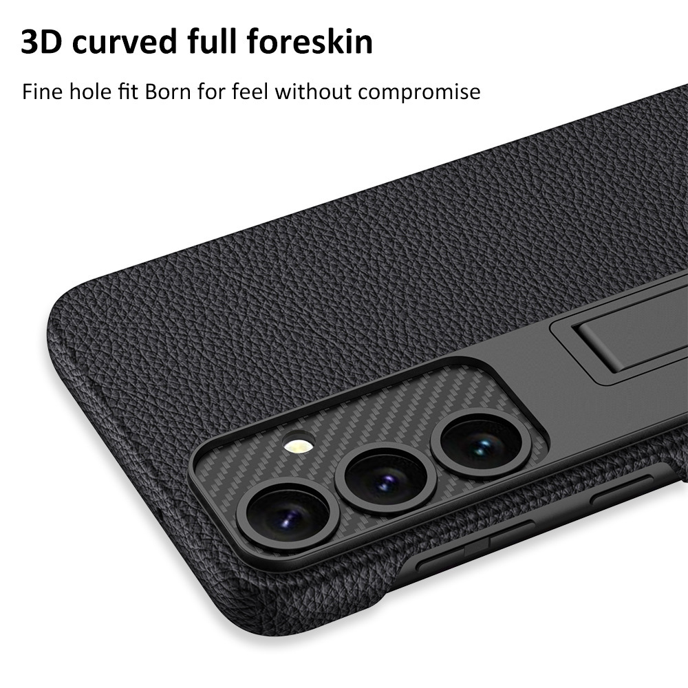 Ultra-Thin Anti-knock Pen Holder Plastic Matte Case for Samsung Galaxy S23FE