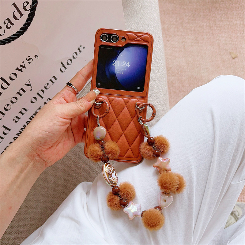 Leather Crossboby Phone Case for Samsung Galaxy Z Flip 6/5/4/3