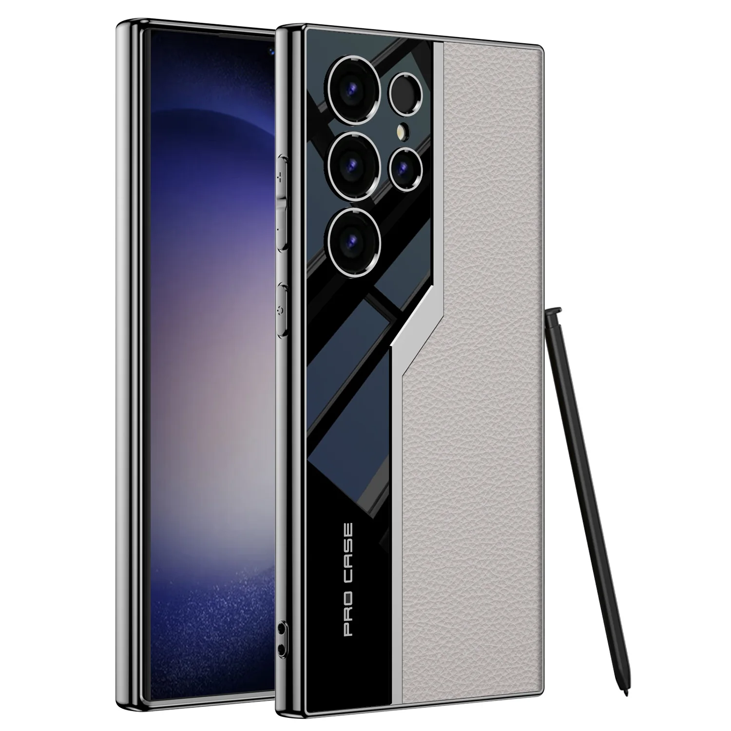 2024 Ultra Thin Anti-drop Cool Supercar  Lens Protect Case For Samsung S24 Ultra/Plus 