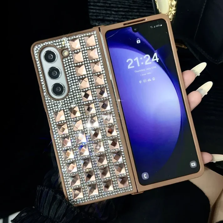 Luxury Bling Glitter Folding Case For Galaxy Z Fold Series