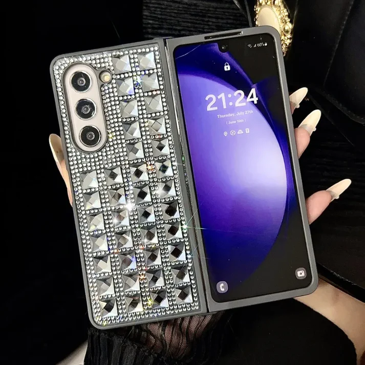 Luxury Bling Glitter Folding Case For Galaxy Z Fold Series