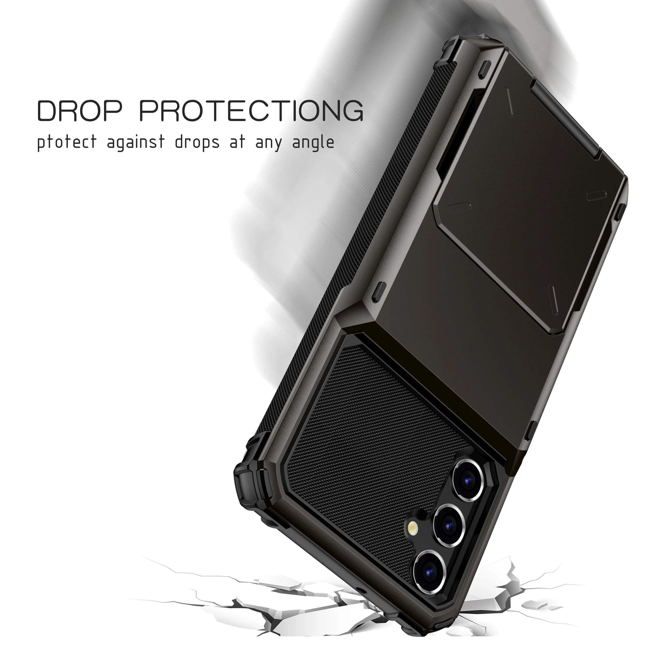 2024 Business Armor Card Slot Flip Hidden Pocket Case For Samsung Galaxy S23FE