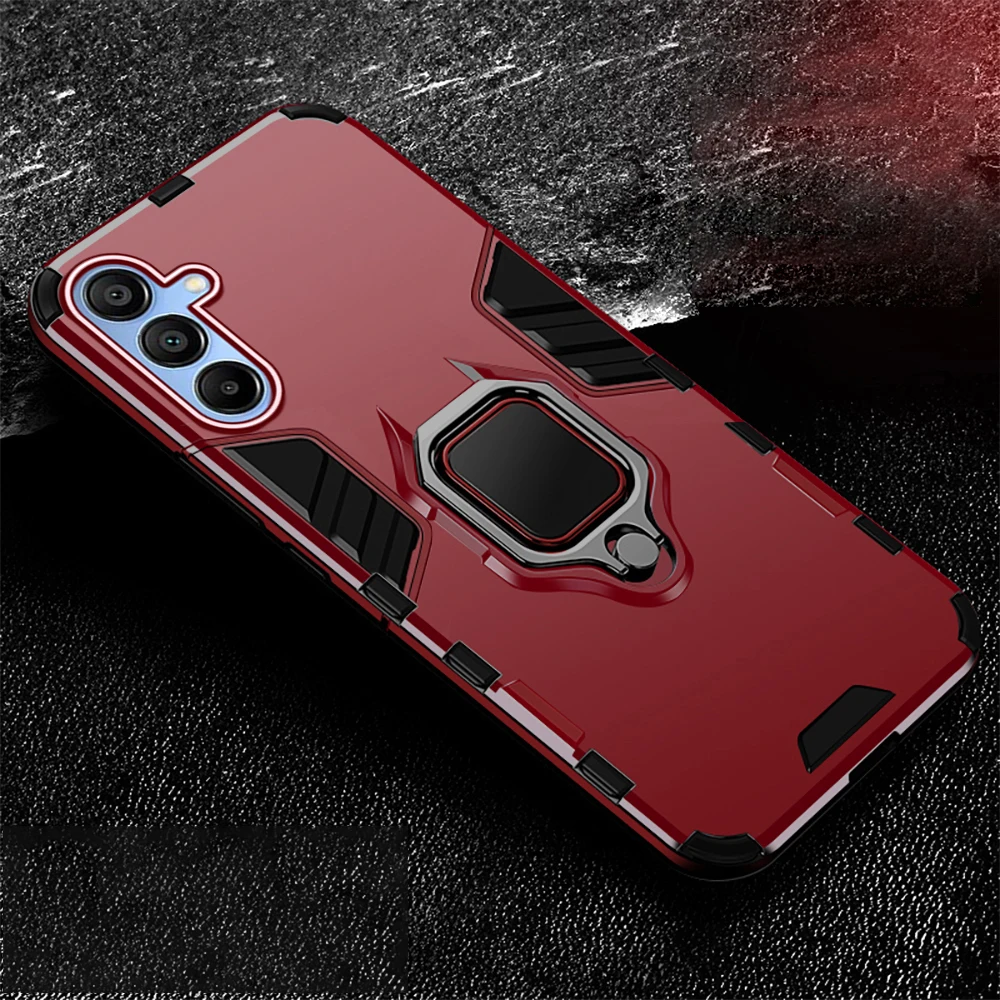 Shockproof Armor Case With Magnetic Ring Holder For Samsung Galaxy A55 A35 A25 A15 