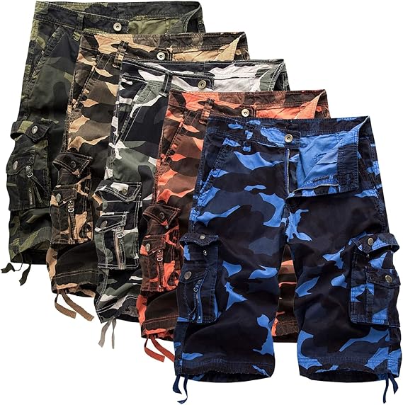 Outdoor Camo Cargo Shorts