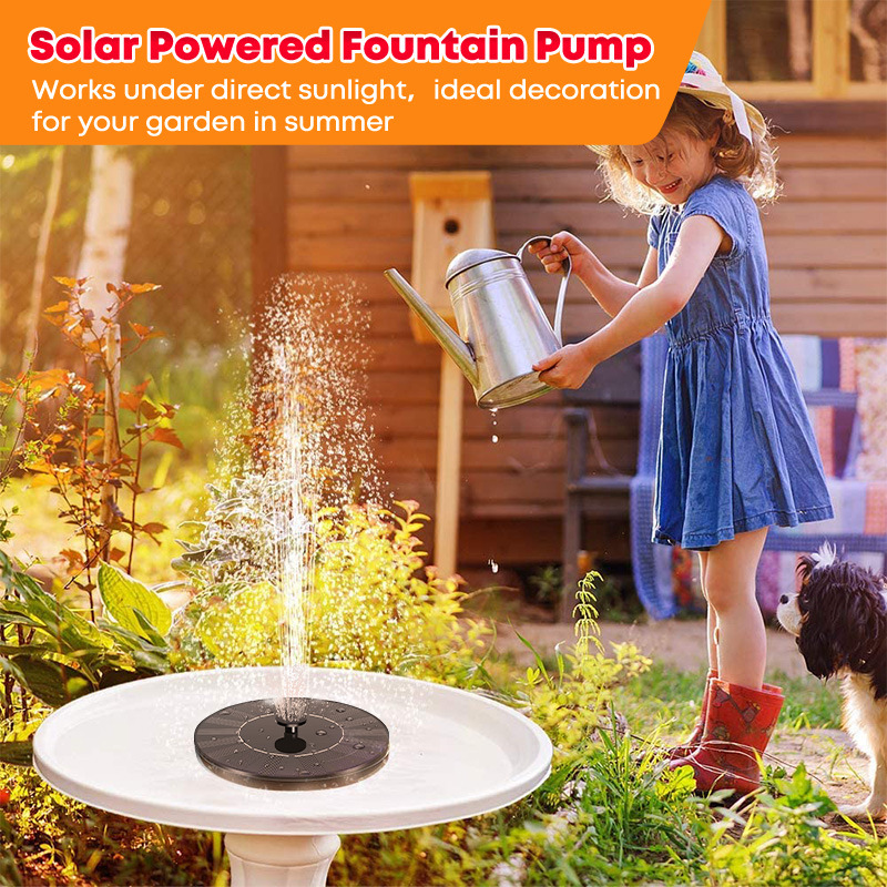 Solar Powered Fountain Pump