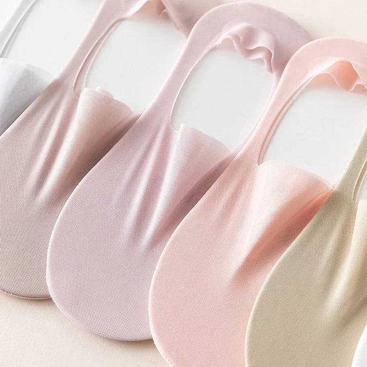 ✨Ultra Thin Liner Socks Non Slip ComBed Cotton No Show Socks
