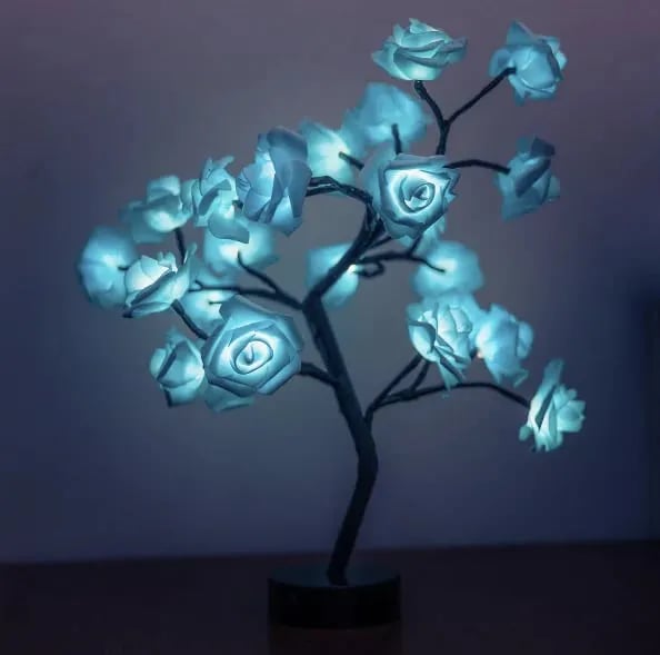 Forever Rose Tree Lamp-Light up love