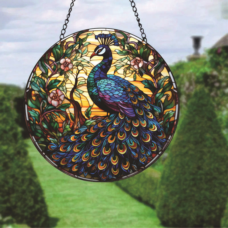 Butterfly Stained Window Hangings