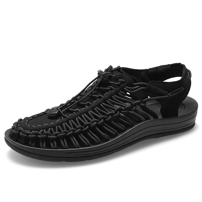 Woven sandals men's outdoor beach shoes
