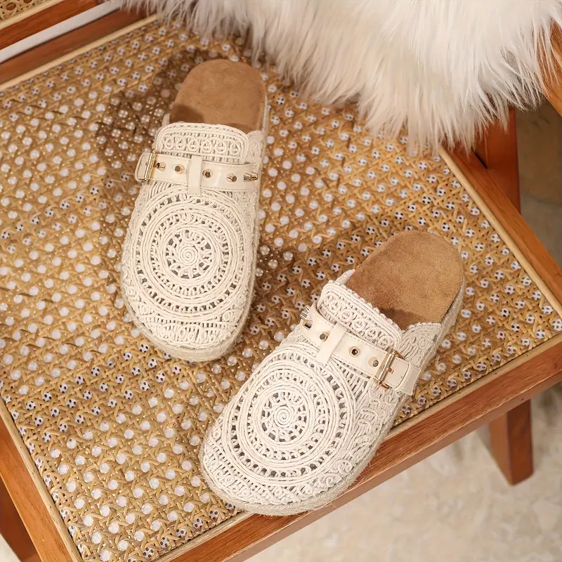 Women's Elegant Summer Vacation Style Slip-On Sandals