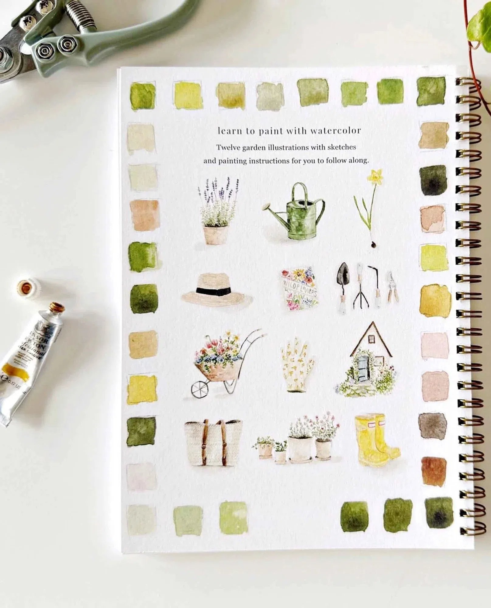 🖼️Beginner-Friendly💕 Watercolor Workbook