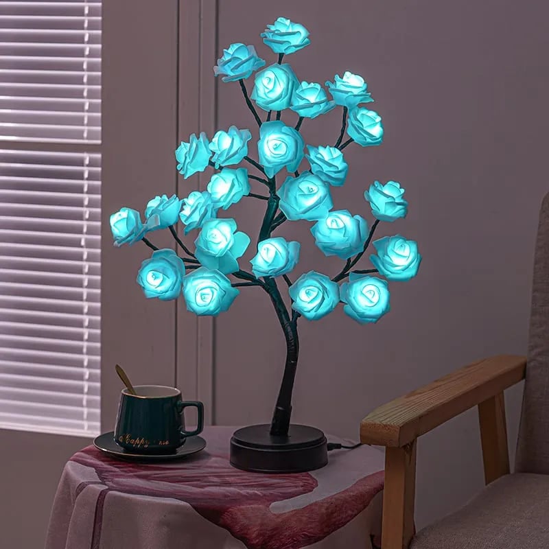 Forever Rose Tree Lamp-Light up love