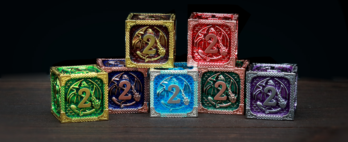 metal dice