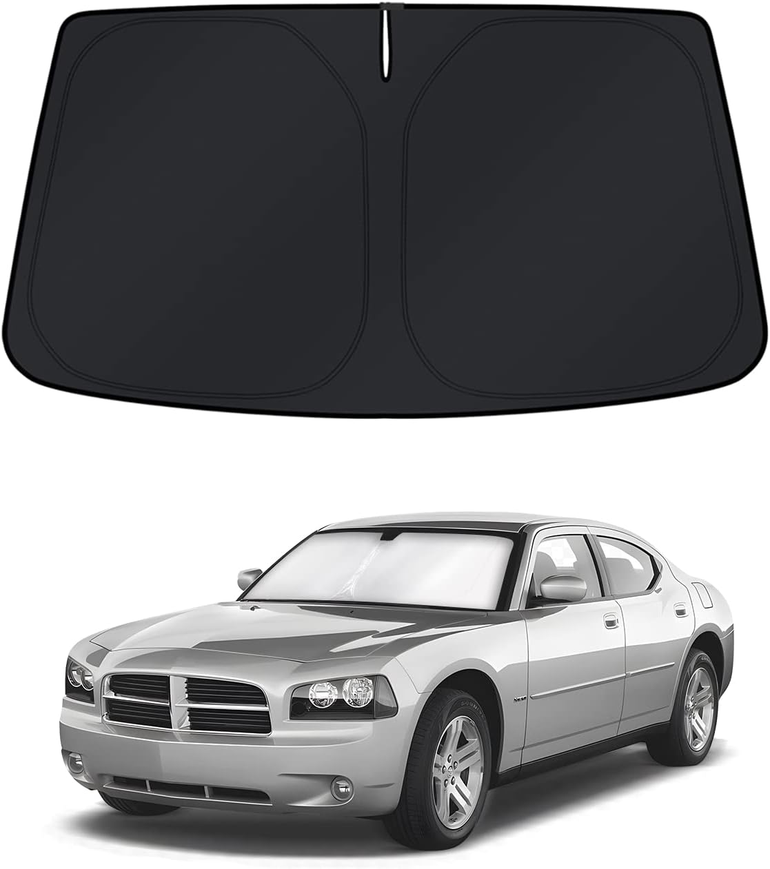 Titanium silver thickened Car Windshield Sun Shade