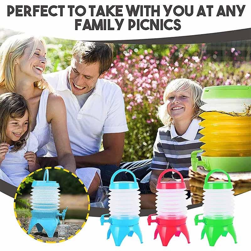 Collapsible Water Container with Spigot