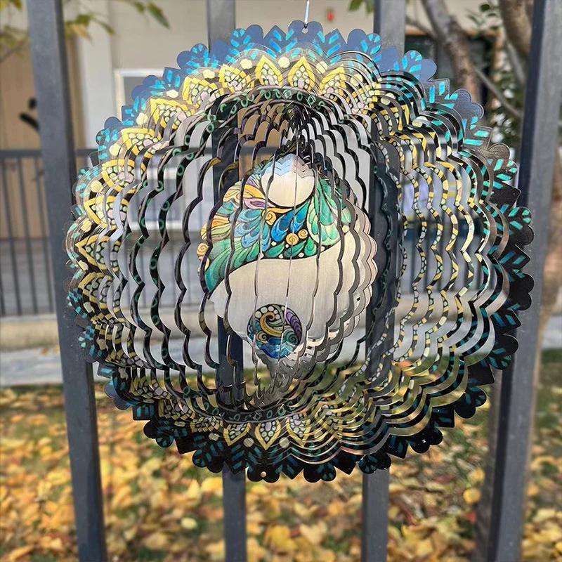 🔥2025 Hot Sales-50% OFF 3D Colorful Wind Spinning Mandala