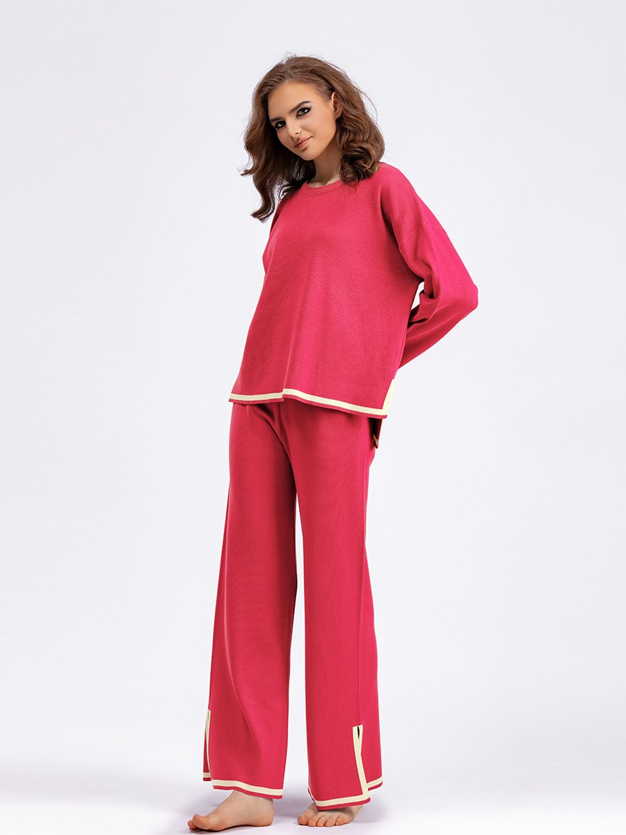 Classy Elastic Knit Lounge Set