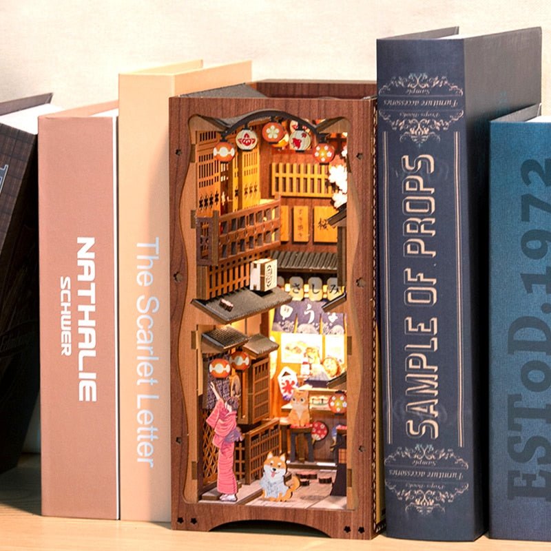 Book Nooks DIY 3D Wooden Puzzle - DIYative