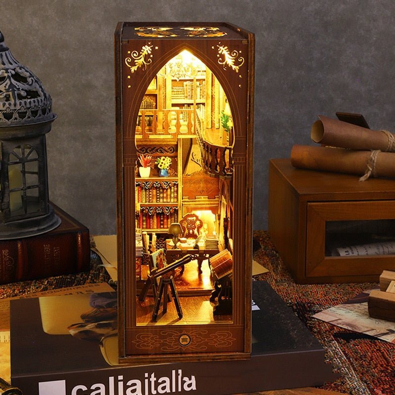 Book Nooks DIY 3D Wooden Puzzle - DIYative