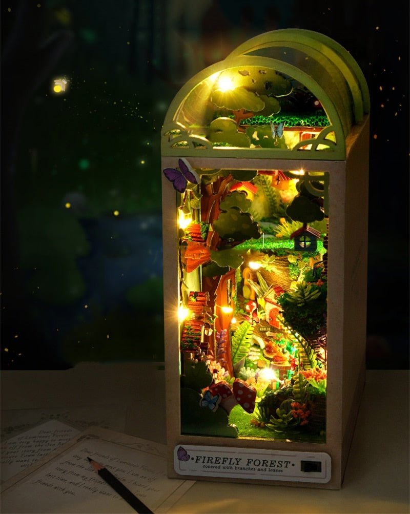 Book Nooks DIY 3D Wooden Puzzle - DIYative