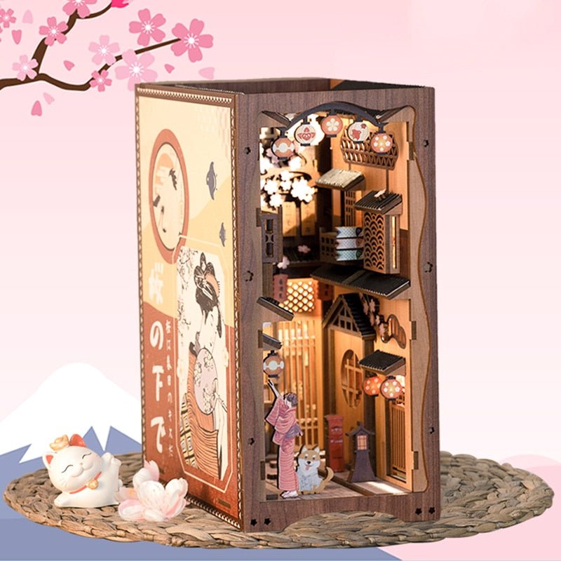 Book Nooks DIY 3D Wooden Puzzle - DIYative