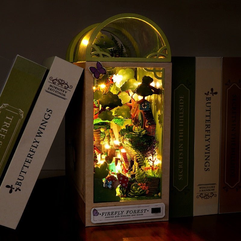 Book Nooks DIY 3D Wooden Puzzle - DIYative