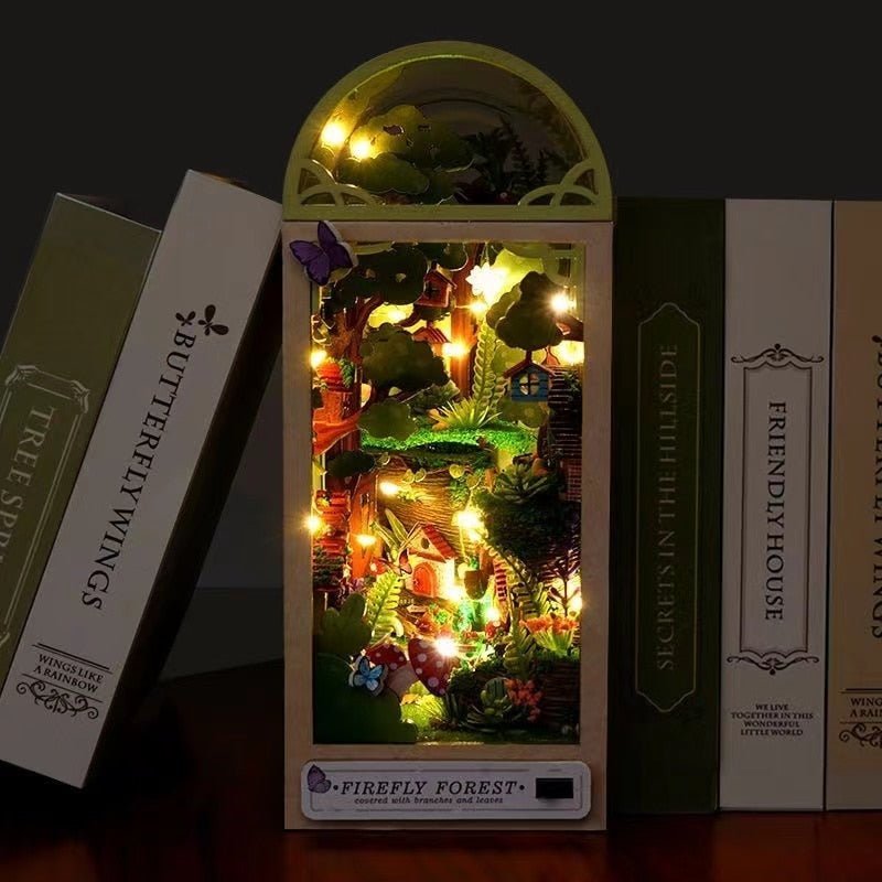 Book Nooks DIY 3D Wooden Puzzle - DIYative