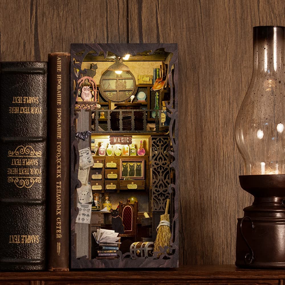 Book Nooks DIY 3D Wooden Puzzle - DIYative
