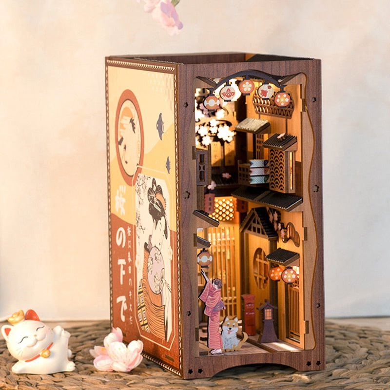 Book Nooks DIY 3D Wooden Puzzle - DIYative