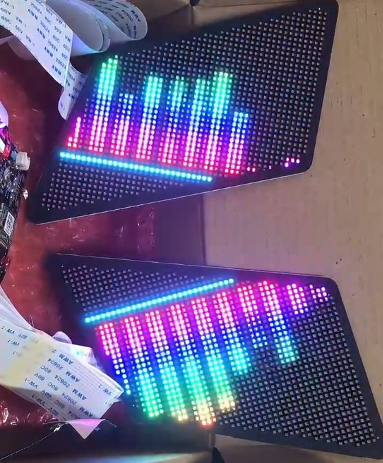 [Exclusive Creation] Dynamic LED big eye lights can be installed on the headlights