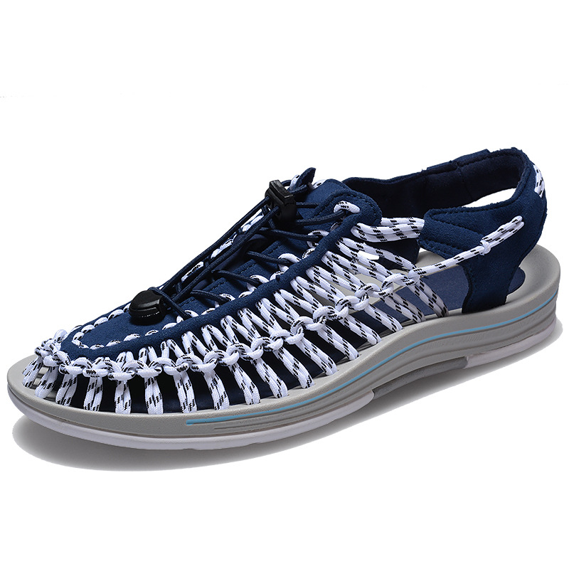 Woven sandals men's outdoor beach shoes