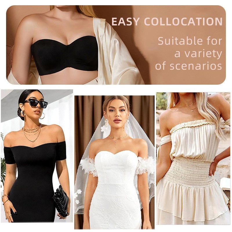BUY 1 GET 1 FREE Non-Slip Multi-Way Strapless Bra