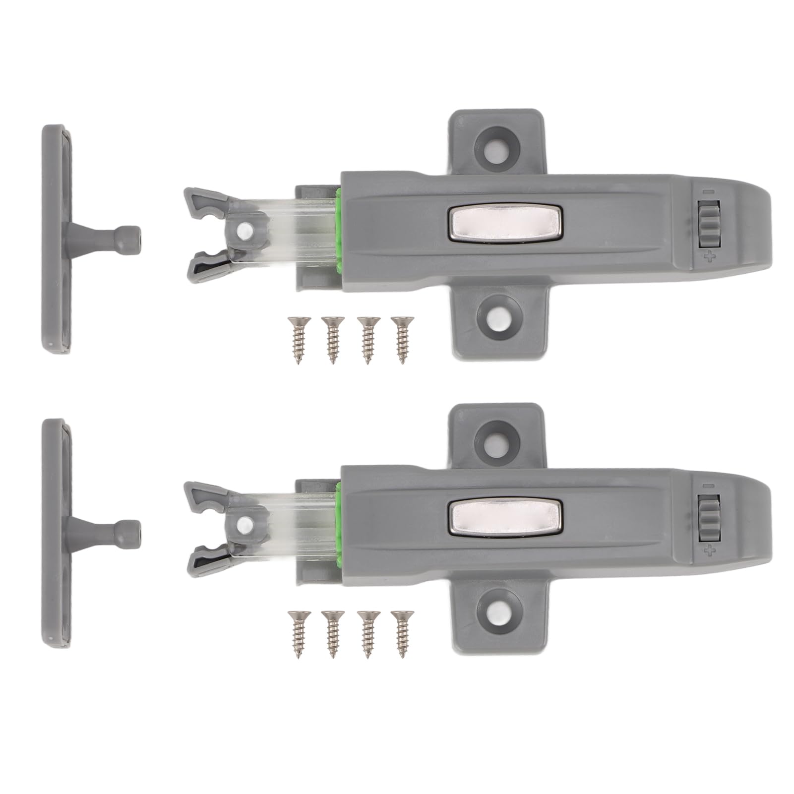 Cabinet door push-to-open ABS self-locking device rebound mechanism