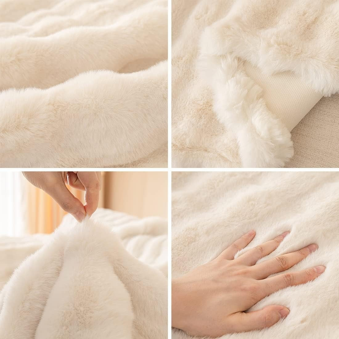 Super Soft Plush Couch Cover - Sofa Cushion Cover for Ultra Soft Comfort
