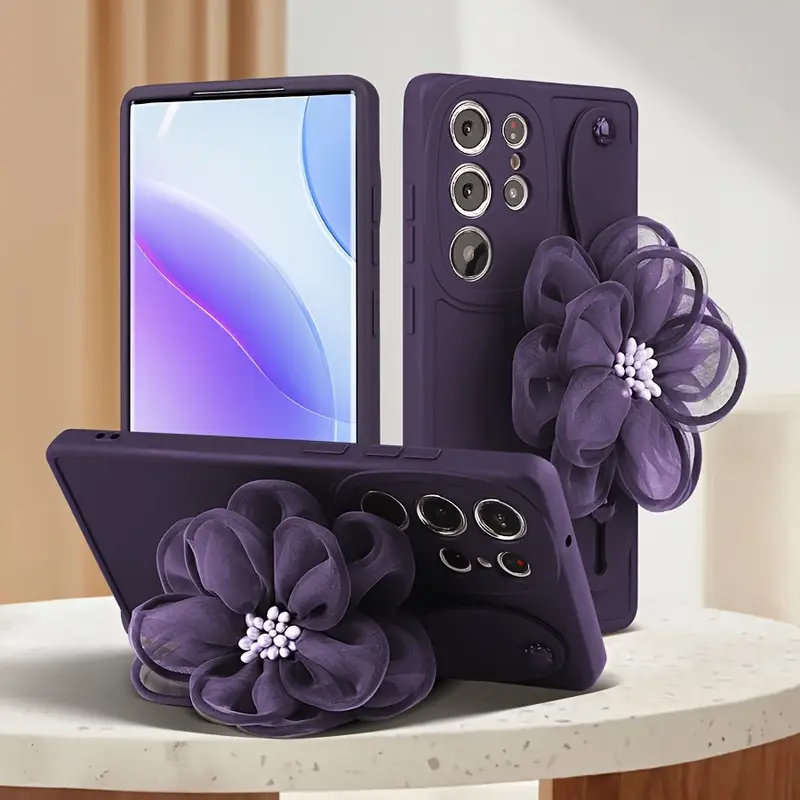 wrist strap women phone case with flower holder for samsung galaxy s23 galaxy s23 galaxy s23 ultra galaxy s24 galaxy s24 galaxy s24 ultra details 5