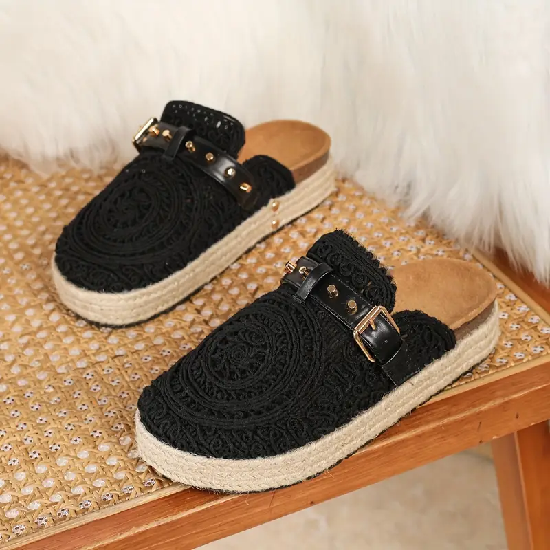 Women's Elegant Summer Vacation Style Slip-On Sandals