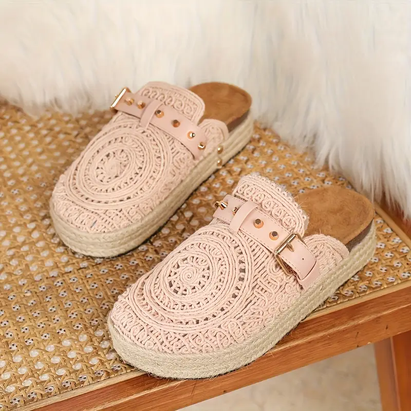 Women's Elegant Summer Vacation Style Slip-On Sandals