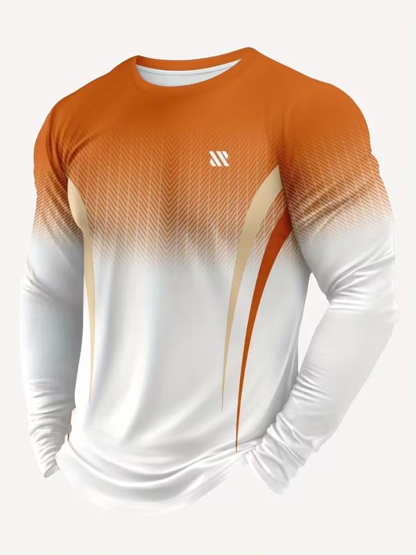 Men's Long Sleeve Gym Training Shirt