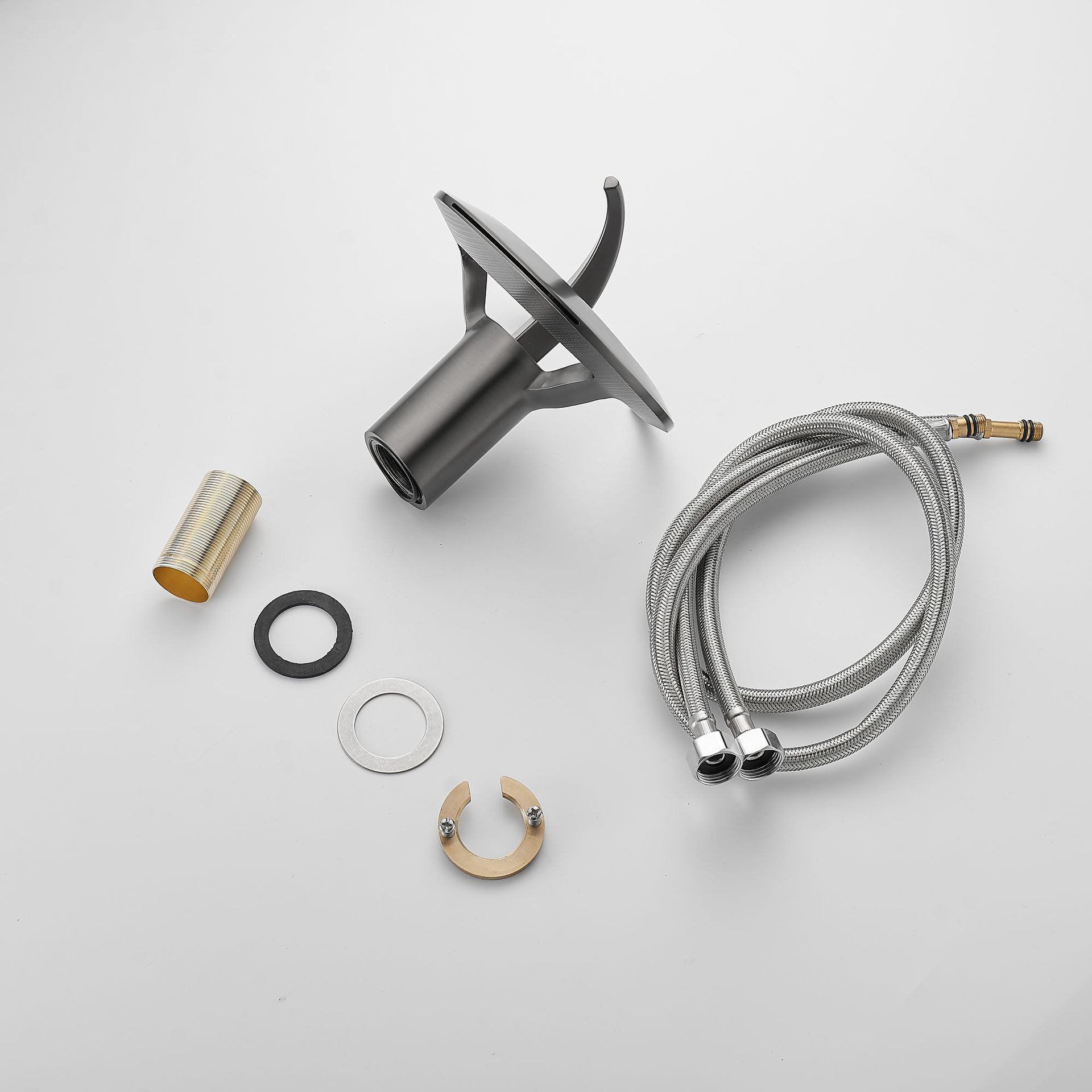 High-End Bathroom Basin Waterfall Faucet Hot And Cold All-Copper Hotel Home Toilet Bathroom Wash Basin