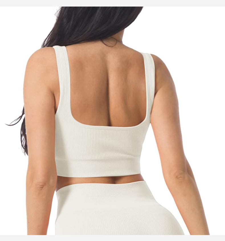 Knit Square Neck Sport Tank