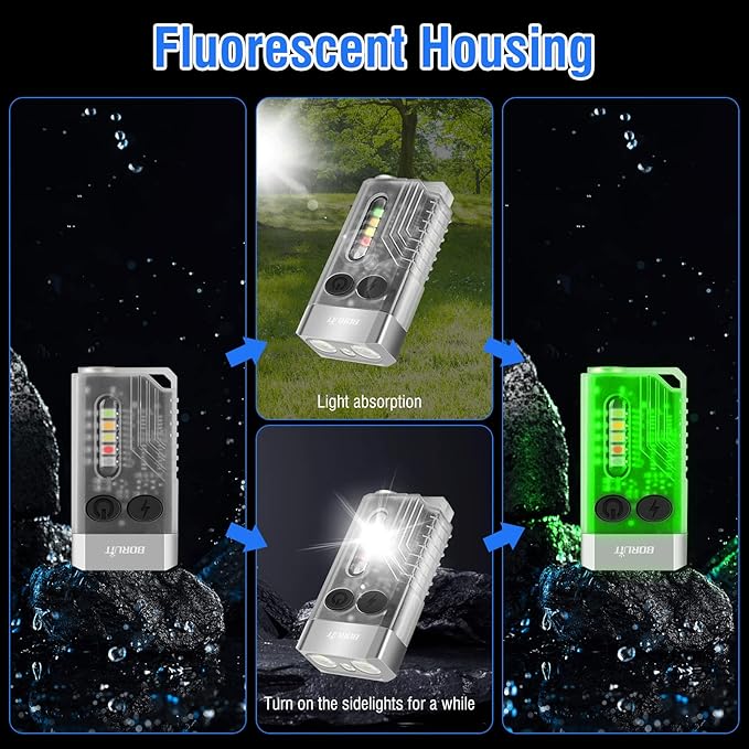 Small Powerful LED Flashlight (Super Bright 1000 Lumens with Emergency Siren)