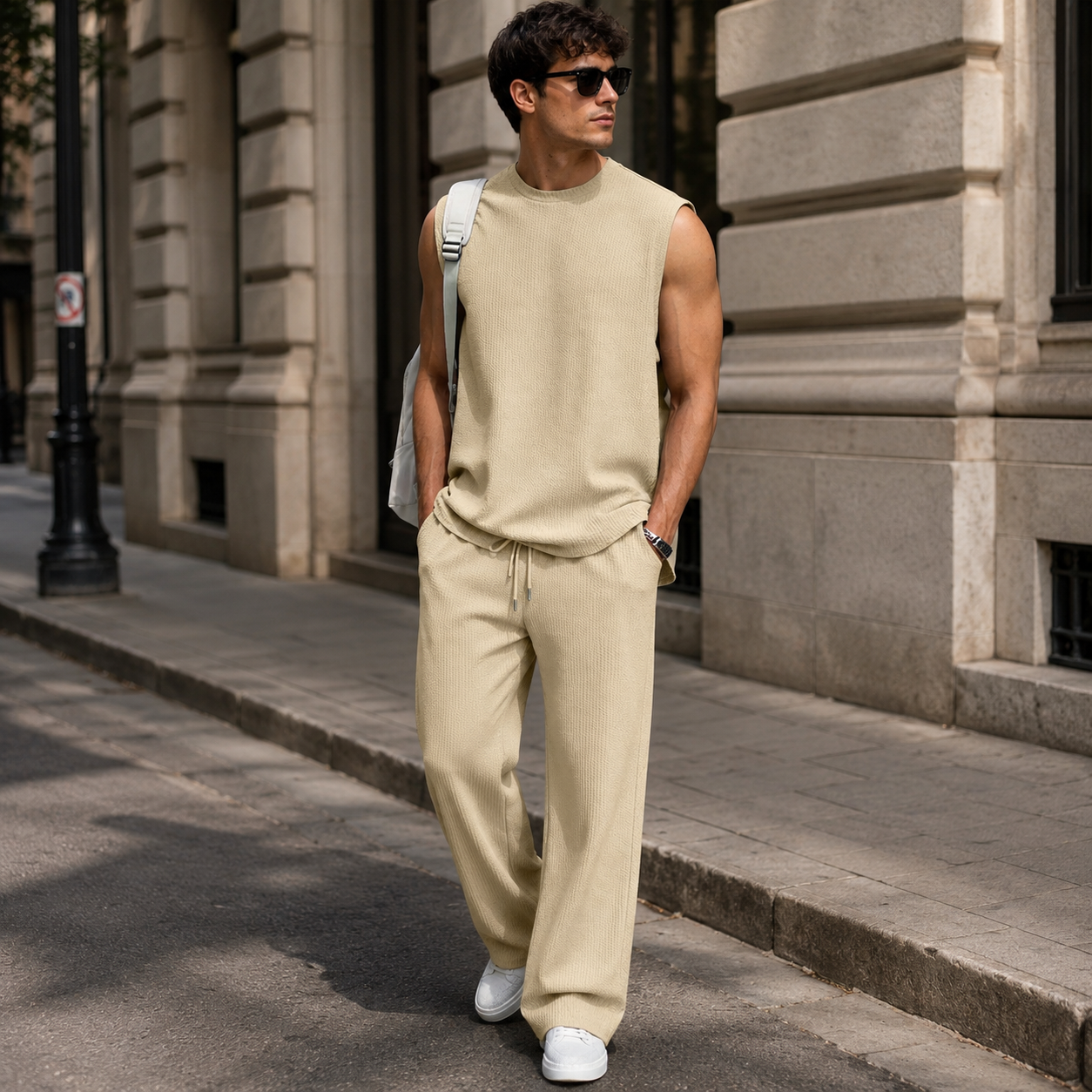 Sleeveless Lounge Set