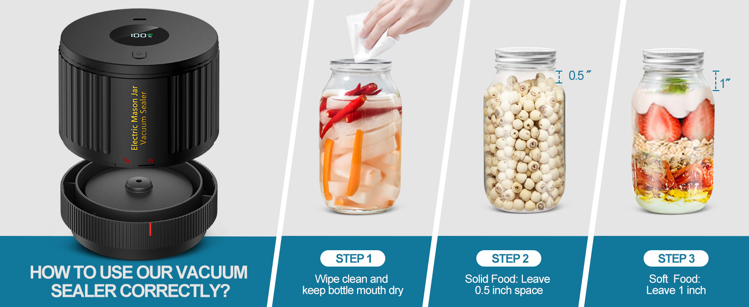 mason jar vacuum sealer