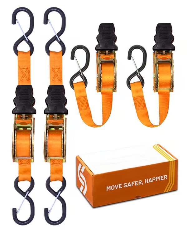 🔥Christmas Promotion 50% OFF--Retractable Ratchet Straps(🎁Perfect Gift)