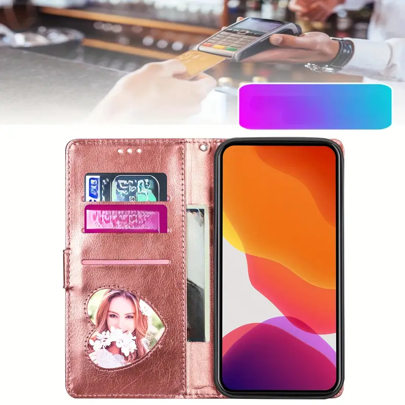   leather flip phone case wallet phone case suitable     a15 a55 a54 a53 a52 a52s a34 a35 a33 a13 a14 a04s a04 a25 5g details 2