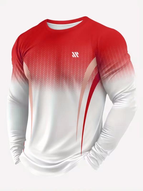 Men's Long Sleeve Gym Training Shirt